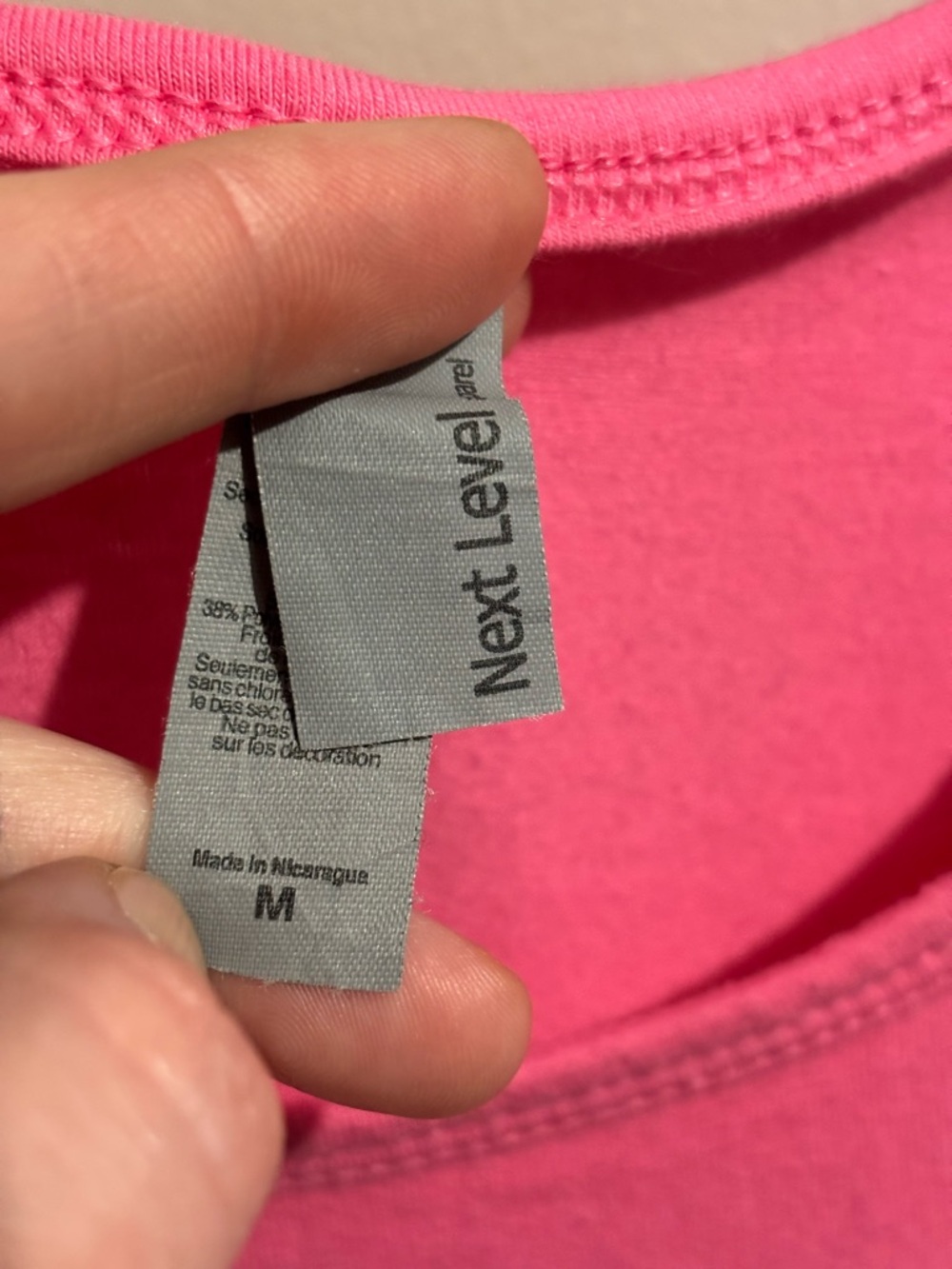 Pink Graphic Sporty Gym Tank Top Size Medium Suck It Up Buttercup Next Level - Picture 5 of 6